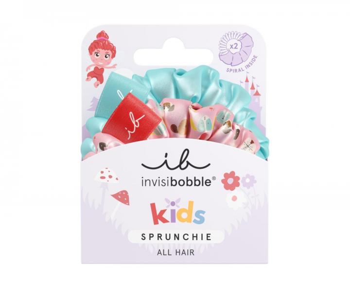 Ozdobne gumki spiralki do wosw dla dzieci Invisibobble Sprunchie Kids