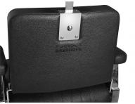 Fotel fryzjerski barberski Sibel Barburys Jethro - czarny