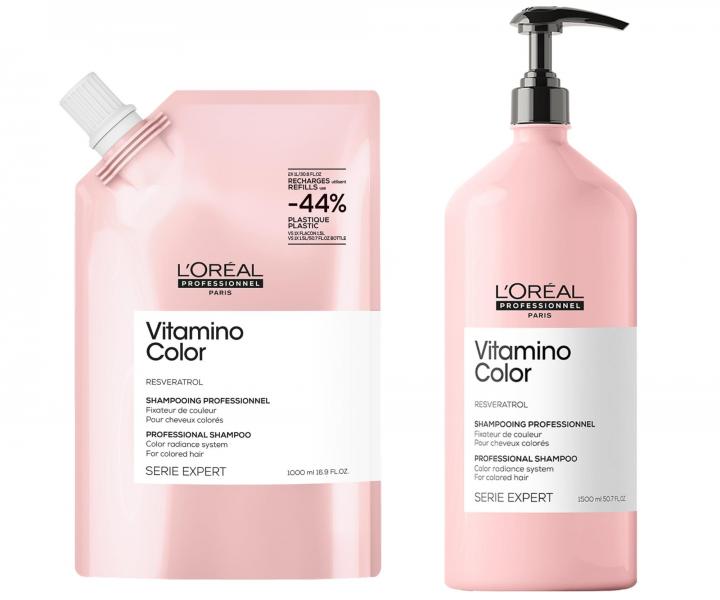 Szampon do w�os�w farbowanych Lor�al Professionnel Vitamino Color - 1000 ml - zapas