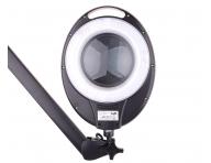 LED lampa z lup� na statywie oraz z uchwytem do blatu Weelko Mega+ Black - 5 dioptrii