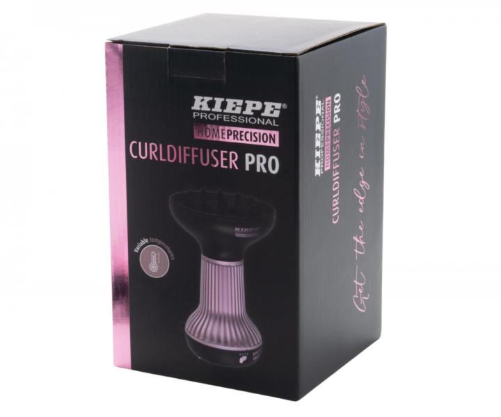 Dyfuzor do w�os�w z funkcj� gor�cego powietrza Kiepe Professional Home Precision Curldiffuser Pro - 800 W - r�owo-czarny