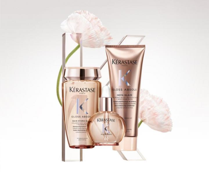 Zestaw do w�os�w ze sk�onno�ci� do puszenia si� K�rastase Gloss Absolu + kosmetyczka gratis