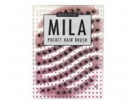 Szczotka do w�os�w z w�osiem dzika i nylonowym Sister Young Mila Pocket Hair Brush - jasnor�owa