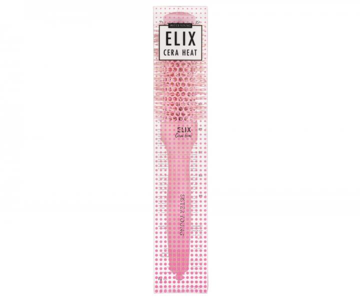Okr�g�a szczotka z nylonowym w�osiem Sister Young Elix Cera Heat - 32 mm - r�owa