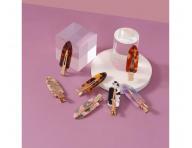 Spinki do w�os�w Sister Young Lily Makeup Hair Clips Set - 6 cm - 2 szt. - wz�r w panterk�