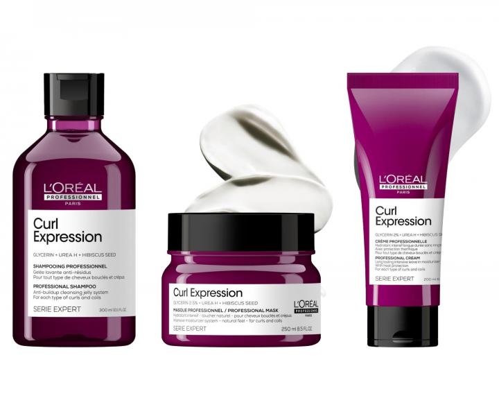 Maska nawilajca do wosw falowanych i krconych Loral Professionnel Curl Expression - 250 ml