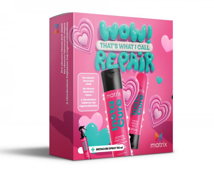 Zestaw upominkowy do odbudowy �amliwych i porowatych w�os�w Matrix Instacure