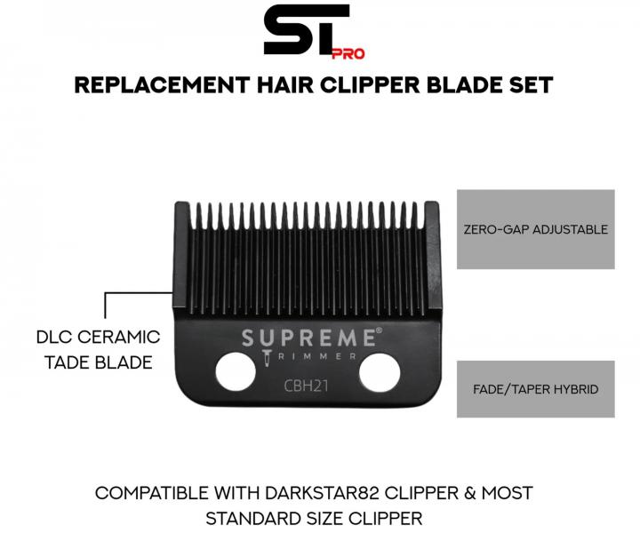 Ostrze Supreme Trimmer Pro Clipper Hybrid CBH21 do maszynki Supreme Trimmer Darkstar 82 STC82