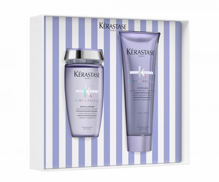 Zestaw upominkowy roz�wietlaj�cy do w�os�w blond K�rastase Blond Absolu Fondant Spring Box
