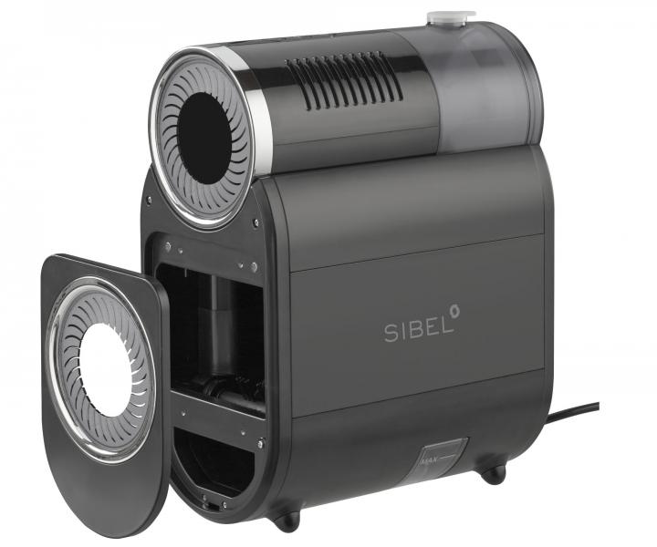 Elektryczne urz�dzenie do czyszczenia szczotek do w�os�w Sibel Clean and Steam Brush Cleaner - czarne