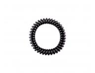 Gumka do wosw spiralka cienka Invisibobble Slim Premium True Black - czarna - 3 szt.