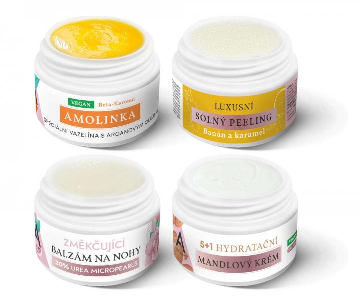 Zestaw testowy kosmetykw do ciaa Amoen - 4 x 5 ml