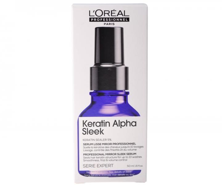 Serum termoochronne wyg�adzaj�ce w�osy pusz�ce si� Lor�al Professionnel Serie Expert Keratin Alpha Sleek Mirror Serum - 50 ml