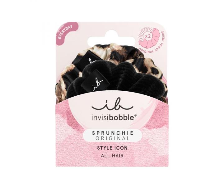 Ozdobne gumki spiralne Invisibobble Sprunchie Original Style Icon - 2 szt.