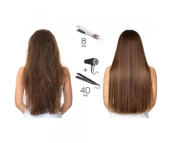 Prostownica do wosw mokrych Sencor Artemiss High Speed Wet Hair Iron SHI 9100RS - perowo biaa/rowa