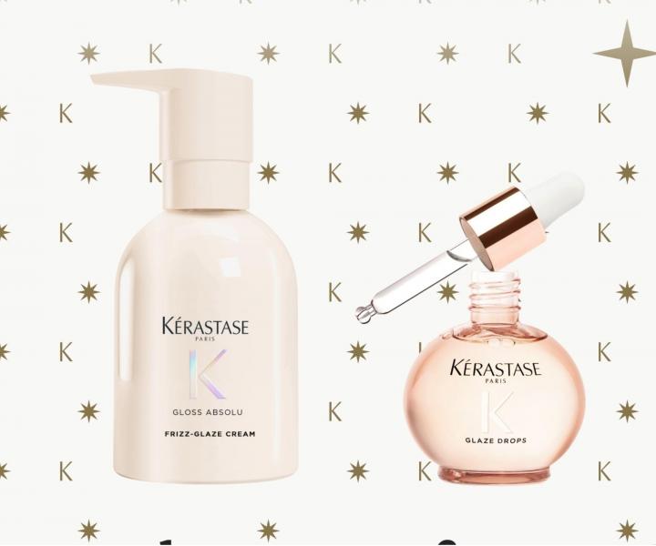 Zestaw upominkowy nab�yszczaj�cy i nawil�aj�cy w�osy ze sk�onno�ci� do puszenia si� K�rastase Gloss Absolu Set