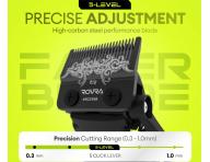 Profesjonalna maszynka do w�os�w z wymiennymi obudowami Rovra Super Cut Professional 5209 - neonowa ziele�/bia�a/czarna