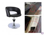 Fotel fryzjerski Detail Rio - czarny