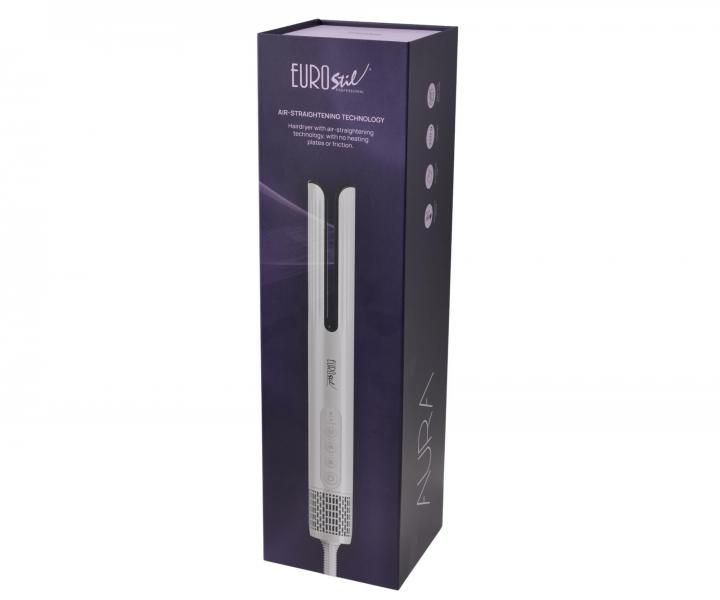 Prostownica do w�os�w z funkcj� suszenia Eurostil Professional Aura 09500 - 1400 W - srebrna