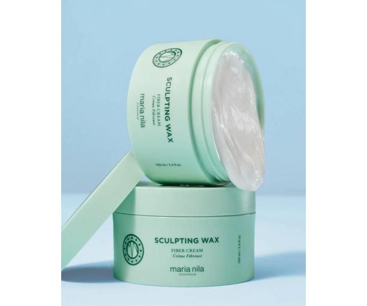 Krem do stylizacji nadajcy efekt mokrych wosw Maria Nila Sculpting Wax Fiber Cream - 100 ml
