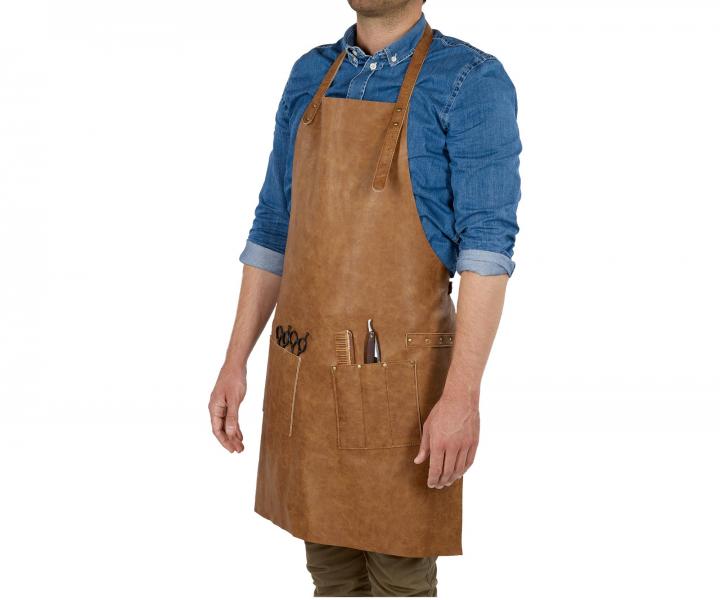 Fartuch barber Sibel Barburys Mascul - brzowy