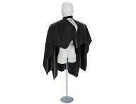 Mska peleryna do strzyenia wosw i brody Barbertime Black Pro Barber Cape XL - czarna