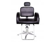 Fotel fryzjerski Original Best Buy Rhne - czarny - II. jako - rysy na metalowej czci oparcia