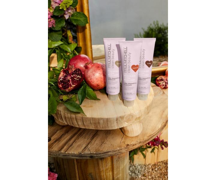 Odywcza maska koloryzujca Paul Mitchell Clean Beauty Color Depositing Treatment - czerwona - 150 ml