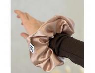 Ozdobna gumka satynowa do w�os�w Sister Young Scrunchie Lilu Champagne - szampa�ska