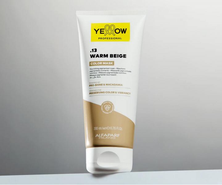 Od�ywcza maska z pigmentem kolorystycznym Yellow Professional Color Mask .13 Warm Beige - ciep�y be�, 200 ml