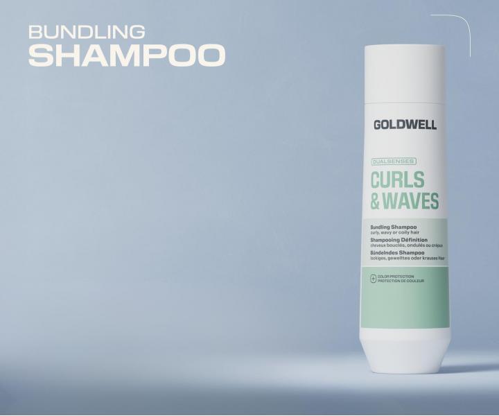 Szampon nawil�aj�cy do w�os�w falowanych i kr�conych Goldwell Dualsenses Curls & Waves Bundling Shampoo - 250 ml