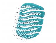 Szczotka do w�os�w z w�osiem nylonowym Sister Young Mila Pocket Hair Brush - ciemnozielona