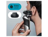 Golarka ze stacj� �aduj�co-czyszcz�c� Braun Series 7 71-7200cc - srebrna