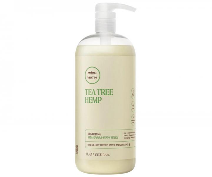 Zestaw regenerujcy wosy z olejem konopnym Paul Mitchell Tea Tree Hemp Save On Duo - szampon + odywka gratis