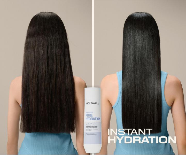 Szampon nawil�aj�cy do wszystkich rodzaj�w w�os�w Goldwell Dualsenses Pure Hydration Hydrating Shampoo - 250 ml
