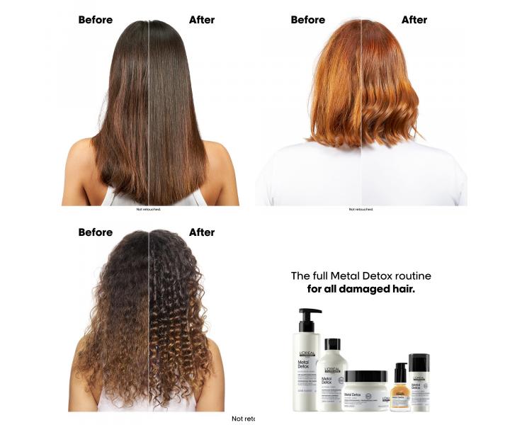 Maska do w�os�w farbowanych i zniszczonych Lor�al Professionnel Serie Expert Metal Detox - 150 ml