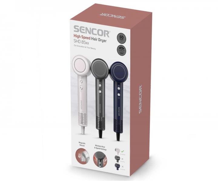 Suszarka do wosw Sencor SHD 8510SL - 1500 W - ciemnoszara