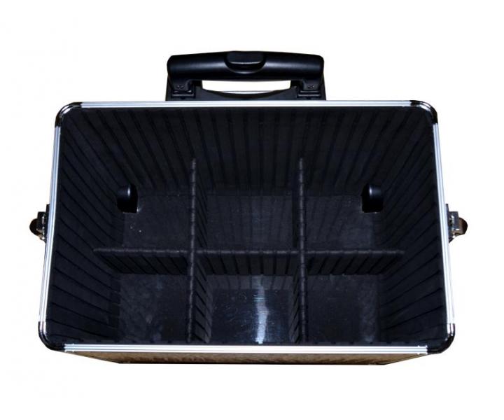 Kufer 3-czciowy na kkach Hairway - czarny