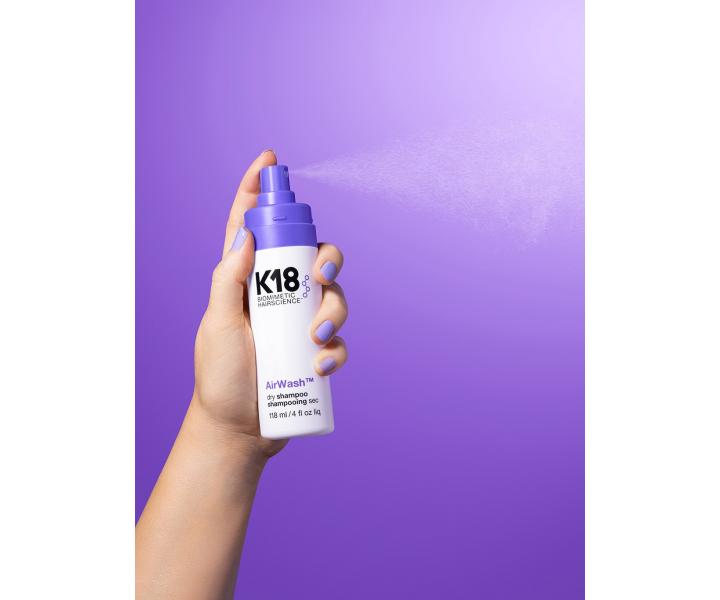 Suchy szampon bez aerozolu K18 AirWash Dry Shampoo - 118 ml