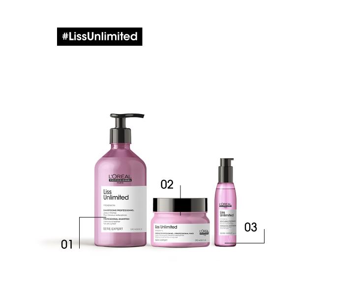 Szampon wyg�adzaj�cy do w�os�w niesfornych Lor�al Professionnel Serie Expert Liss Unlimited - 500 ml