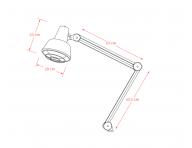 Lampa na podczerwie� dla lepszego spalania t�uszczu Weelko Therap - uchwyt do blatu