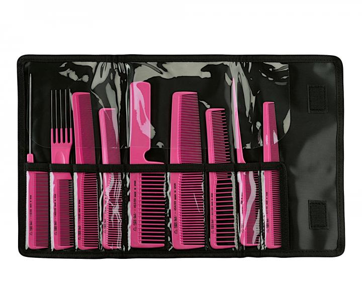 Zestaw profesjonalnych grzebieni w etui Eurostil Professional