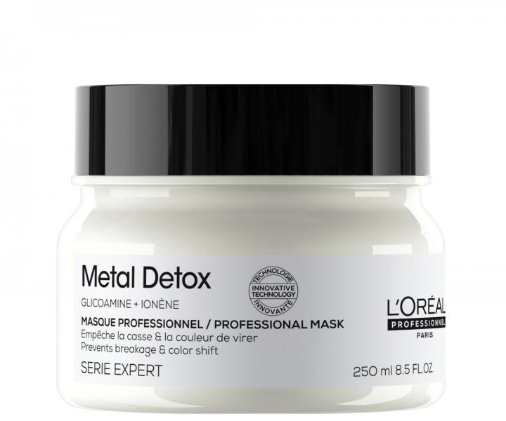 Zestaw upominkowy do w�os�w farbowanych i zniszczonych Lor�al Professionnel Serie Expert Metal Detox Duo