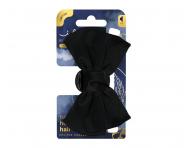 Klamra do w�os�w z aksamitn� kokard� Invisibobble Clipstar M Eclipse Nuit Knot - czarna
