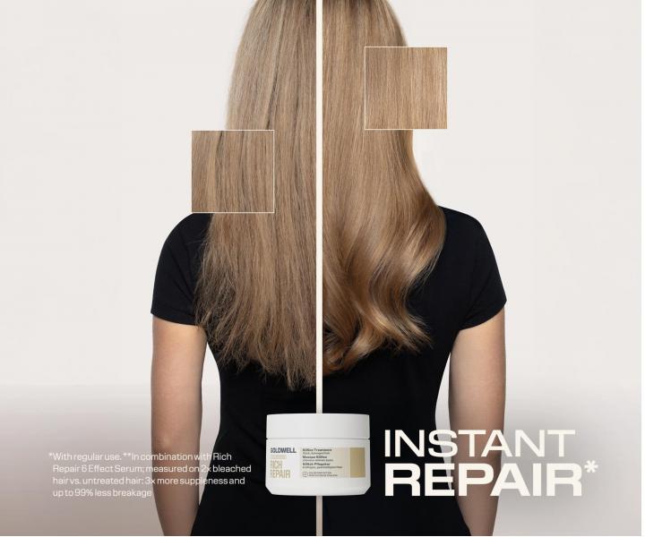 Intensywnie regeneruj�ca maska do w�os�w suchych i zniszczonych Goldwell Dualsenses Rich Repair 60Sec Treatment - 200 ml