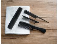 Grzebie� do strzy�enia w�os�w Detail - Hair style Cutting Comb - 18 cm - czarny