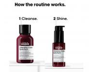 Zestaw podr�ny do piel�gnacji w�os�w farbowanych Lor�al Professionnel Serie Expert Vitamino Color Spectrum Glass Shine Hair Kit