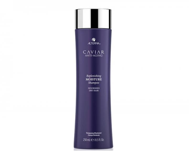 Zestaw upominkowy nawil�aj�cy do w�os�w suchych Alterna Caviar Anti-Aging Replenishing Moisture + kosmetyczka gratis
