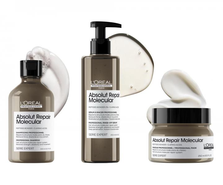 Maska do wosw zniszczonych Loral Professionnel Serie Expert Absolut Repair Molecular - 250 ml