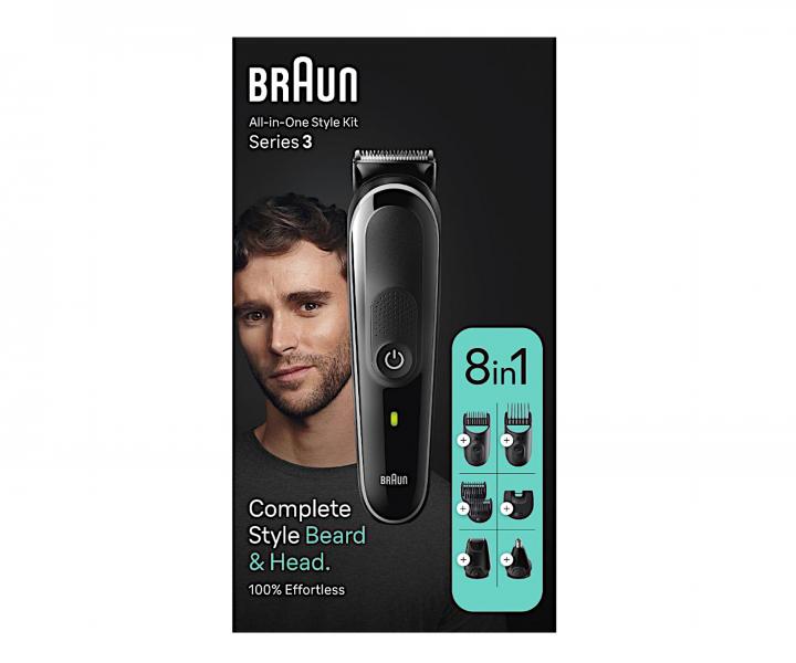 Trymer wielofunkcyjny Braun Series 3 MGK3440 - czarny